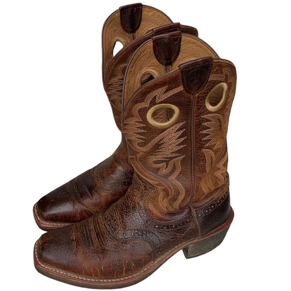 Ariat Other - Ariat Heritage Roughstock Western Cowboy Boots 10002227 size 8.5 D Mens Brown